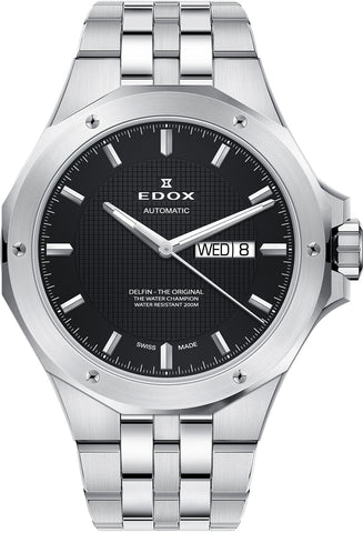 Edox Watch Delfin Automatic Day Date 88005 3M NIN