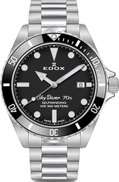 Edox Watch Skydiver 70's Automatic 3 Hands 80115 3N1M NN