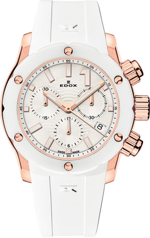 Edox Watch CO-1 Chrono Chronolady 10225 37RB BIR