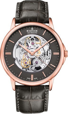 Edox Watch Les Bemonts Automatic Skeleton 85300 37R GI