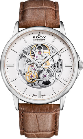 Edox Watch Les Bemonts Automatic Skeleton 85300 3 AIN