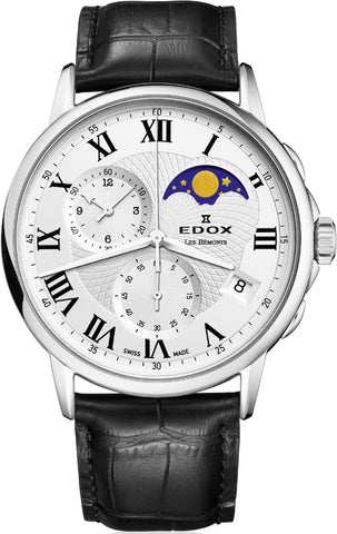 Edox Watch Les Bemonts Chronograph Moon Phase 01651 3 AR