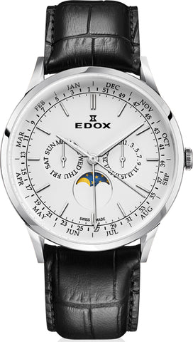 Edox Watch Les Vauberts 40101 3C AIN