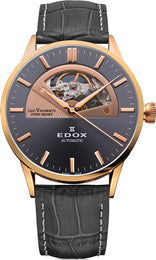 Edox Watch Les Vauberts Open Heart Automatic 85014 37R GI