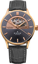 Edox Watch Les Vauberts Open Heart Automatic 85014 37R GI