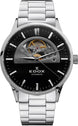 Edox Watch Les Vauberts Open Heart Automatic 85014 3M NIN