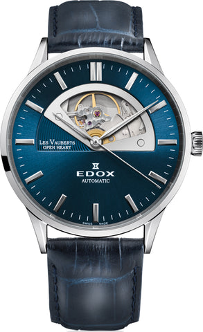 Edox Watch Les Vauberts Open Heart Automatic 85014 3 BUIN