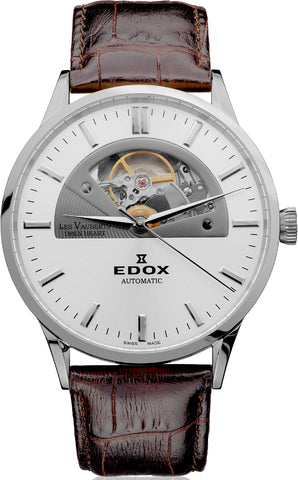 Edox Watch Les Vauberts Open Heart Automatic 85014 3 AIN