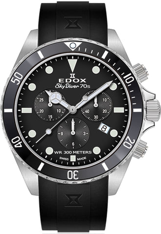 Edox Watch Skydiver Chrono Quartz 10238 3NCA NI