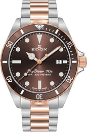 Edox Watch Skydiver 3 Hands Quartz 53017 357RBRM BRI