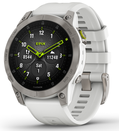 Garmin Watch Epix Gen 2 Carrera White 010-02582-21