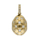 Faberge Treillage 18ct Yellow Gold Diamond Egg Charm Exclusive Edition, 576EC3236_3