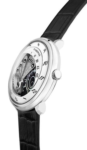 Faberge Compliquee Peacock Arte White Gold Black White Limited Edition