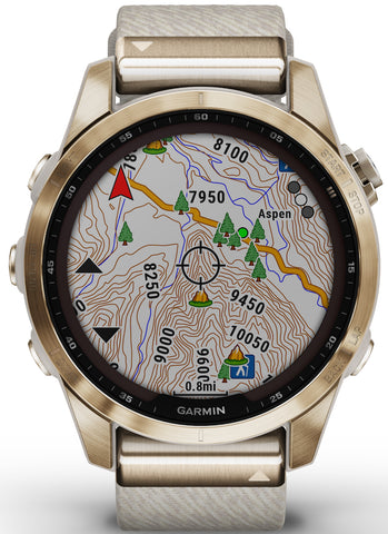 Unboxing the NEW Garmin Fenix 7S Sapphire Solar Cream Gold l Jura Watches 