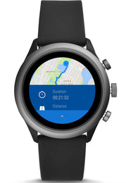 Fossil Watch Sport Smartwatch Black Silicone