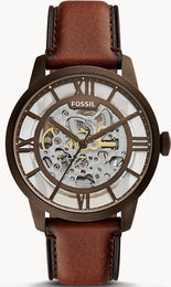 Fossil Watch Townsman Brown Eco Leather Mens ME3225