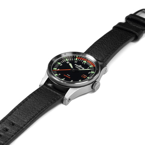 Fortis Flieger F-41 Automatic On Aviator Strap