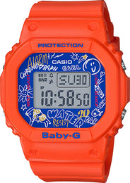 G-Shock Watch Baby G Graffiti Design Orange BGD-560SK-4ER