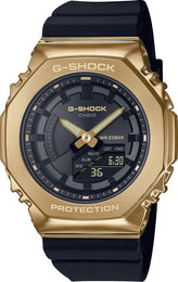 G-Shock Watch Black X Gold 2100 Series GM-S2100GB-1AER