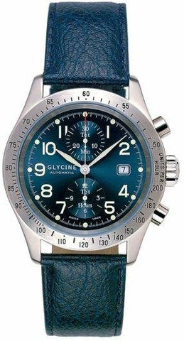 Glycine Stratoforte Chronograph Blue D 3803.18AT-LB8