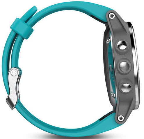 Garmin Watch Fenix 5S Silver Turquoise Band