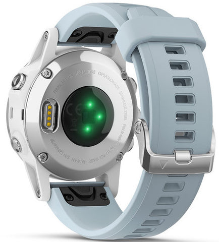 Garmin Watch Fenix 5S Plus White Seafoam Band