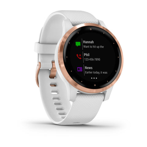 Garmin Watch Vivoactive 4S White With Rose Gold