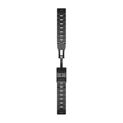 Garmin Strap QuickFit 22 Vented Titanium Bracelet With Carbon Grey DLC Coating