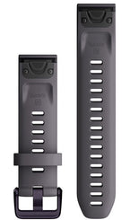 Garmin Strap QuickFit 20 Shale Grey/Amethyst Hardware D