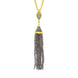 Gold Plated Sterling Silver Labradorite Cascade Tassel Necklace D, P3095.