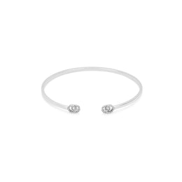 Gucci GG Running 18ct White Gold Diamond Bangle YBA481662002