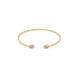 Gucci GG Running 18ct Yellow Gold Diamond Bangle YBA481662001