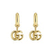 Gucci GG Running 18ct Yellow Gold Drop Earrings YBD582017001