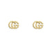 Gucci GG Running 18ct Yellow Gold Stud Earrings YBD481677001