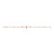 Gucci Icon 18ct Rose Gold Open Heart Chain Bracelet