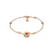 Gucci Icon 18ct Rose Gold Open Heart Chain Bracelet YBA729383001