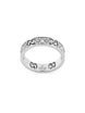 Gucci Icon 18ct White Gold Diamond Stardust Band Ring D