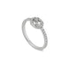 Gucci Interlocking G 18ct White Gold Diamond Ring YBC679113001