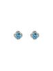 Gucci Interlocking G 18ct White Gold Topaz Stud Earrings YBD662427004