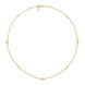 Gucci Interlocking G 18ct Yellow Gold Diamond Star Necklace YBB679116001