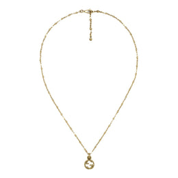 Gucci Interlocking G Motif 18ct Yellow Gold Necklace YBB603619001