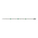 Gucci Interlocking G Sterling Silver Green Enamel Bracelet D