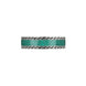 Gucci Interlocking G Sterling Silver Turquoise Enamel 6mm Band Ring D