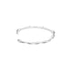 Gucci Link to Love 18ct White Gold Studded 4mm Bangle D