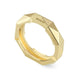 Gucci Link to Love 18ct Yellow Gold 5mm Studded Ring YBC662188001