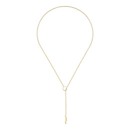 Gucci Link to Love 18ct Yellow Gold Lariat Necklace YBB662110001