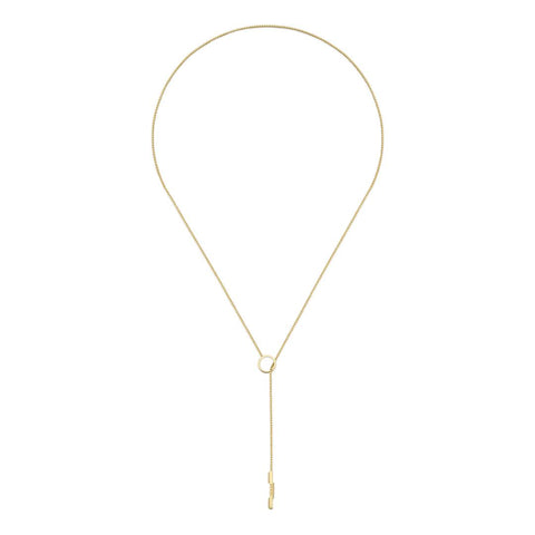 Gucci Link to Love 18ct Yellow Gold Lariat Necklace YBB662110001