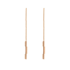 Gucci Link to Love 18ct Rose Gold Chain Earrings YBD662115002