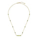 Gucci Link to Love 18ct Yellow Gold Tourmaline Baguette Necklace YBB702394002