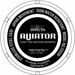 Invicta Watch Aviator Mens